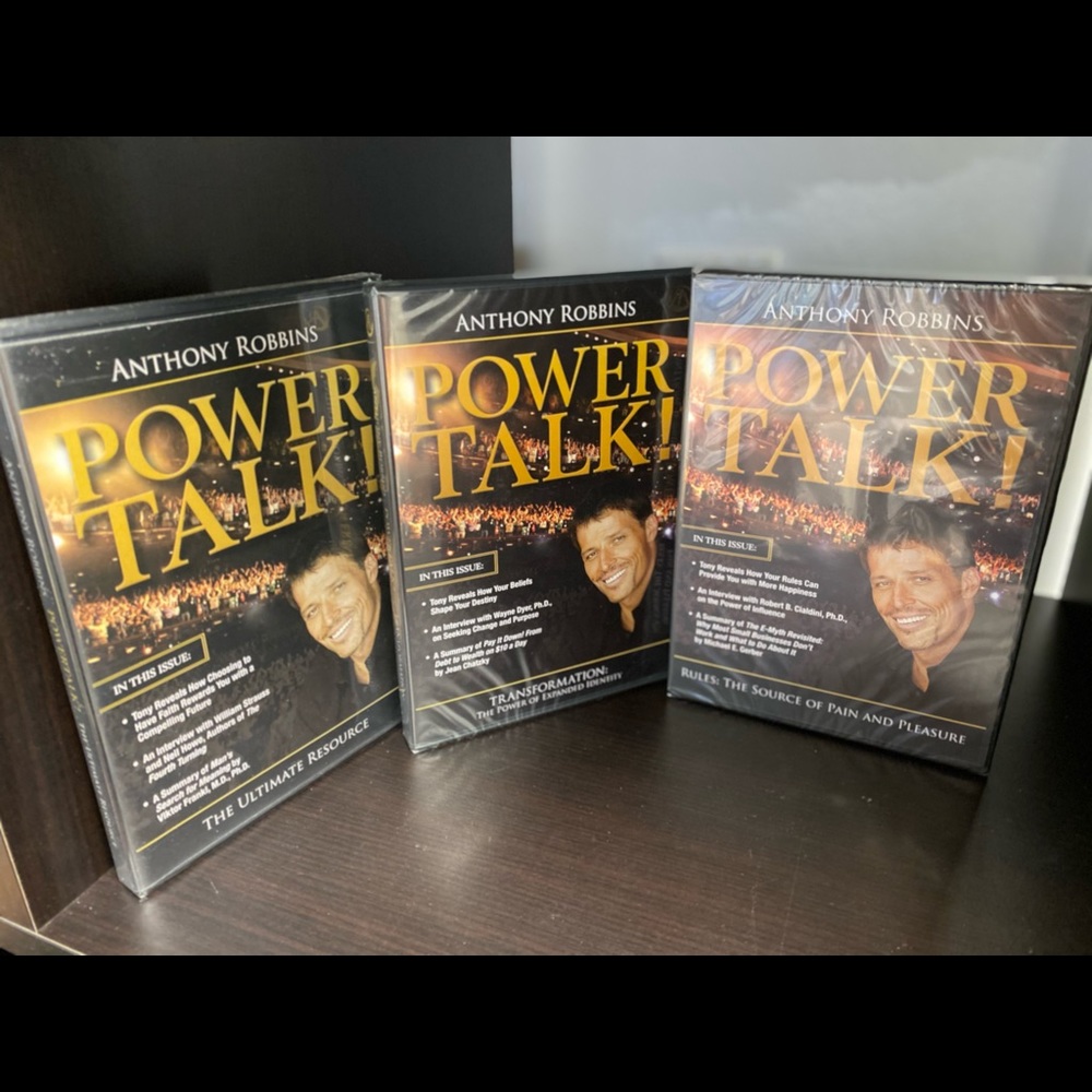 Anthony Robbins Power Talk 3 CD’S new sealed